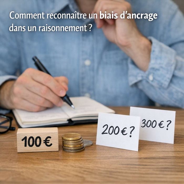 Comment reconnaître un biais d’ancrage dans un raisonnement ?