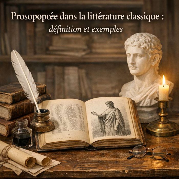 Qu’est-ce que la prosopopée en littérature classique ?