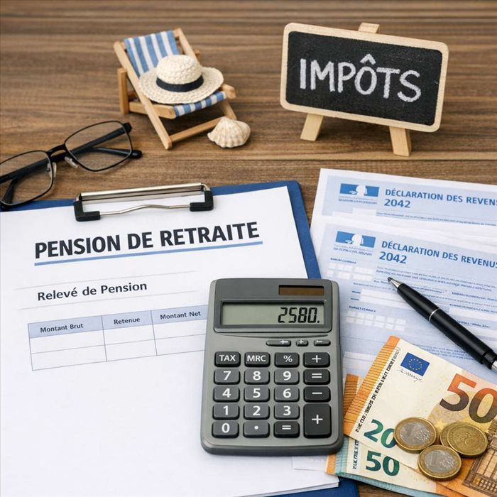 Comment la pension de retraite est-elle imposée en France ?