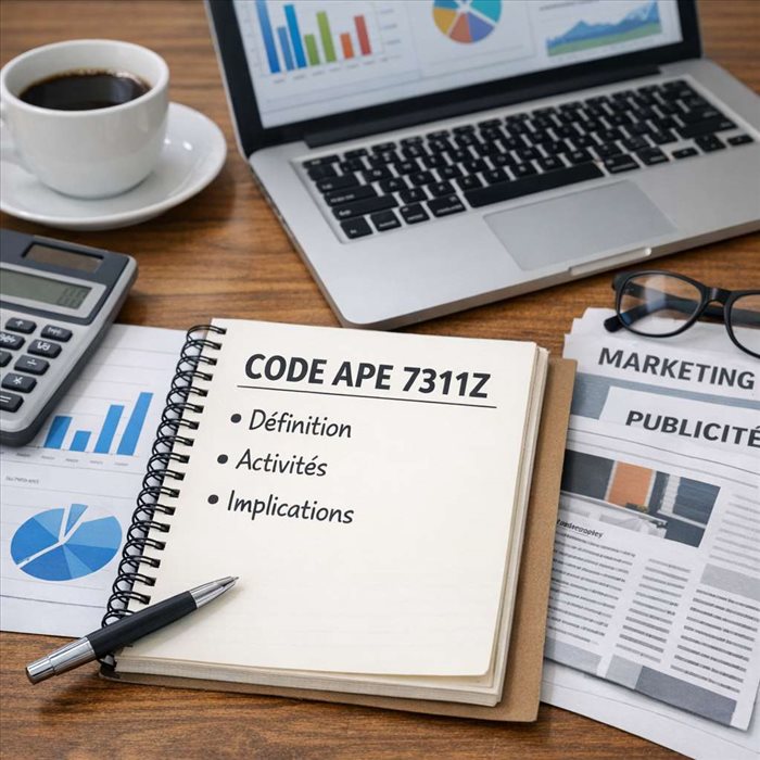 Code APE 7311Z : définition, activités et implications
