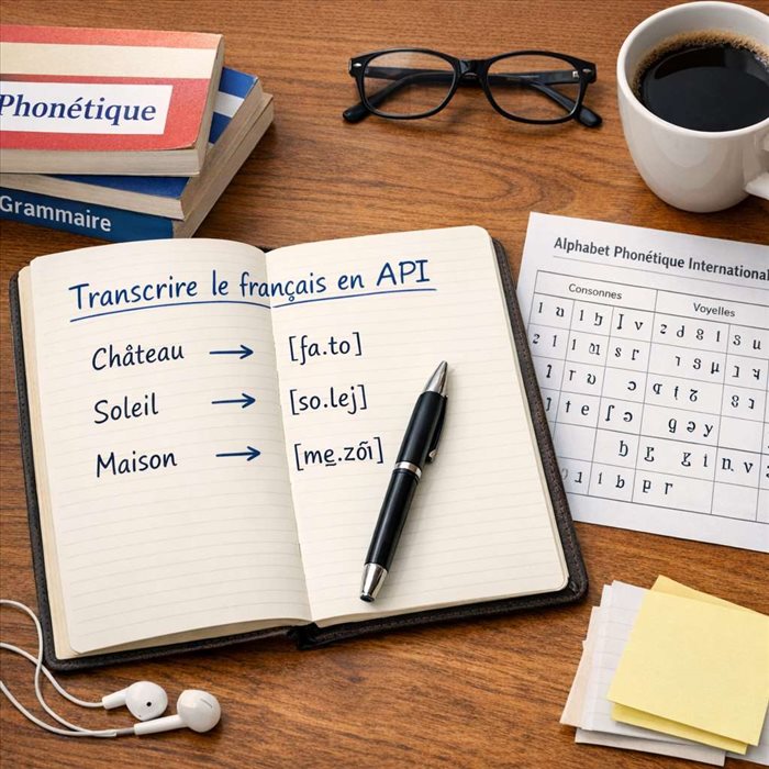 Transcrire le français en API : méthode simple et claire