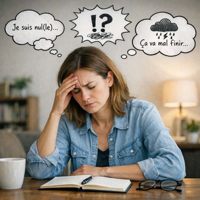 Identifier une pensée automatique dysfonctionnelle : guide simple