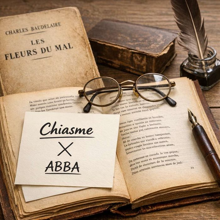 Chiasme chez Baudelaire : définition, exemple et analyse