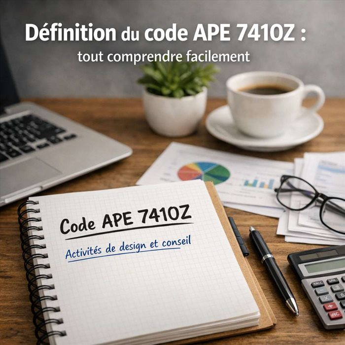 Code APE 7410Z : définition, activités et exemples concrets