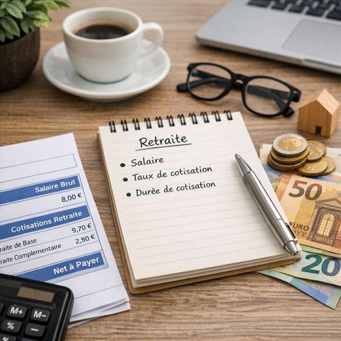 Cotisations retraite des salariés : calcul, base et règles