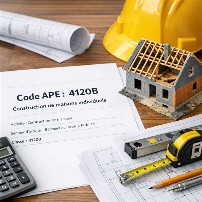 Code APE 4120B : définition, activités et obligations