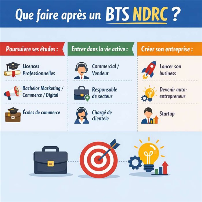 Que faire après un BTS NDRC ?