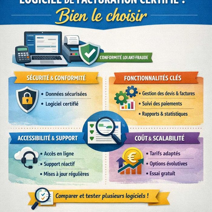 Logiciel de facturation certifié : bien le choisir