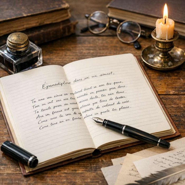 Épanadiplose dans un sonnet : définition, exemples et analyse