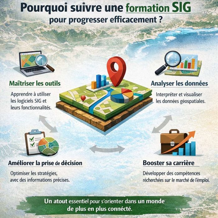 Pourquoi suivre une formation SIG pour progresser efficacement ?