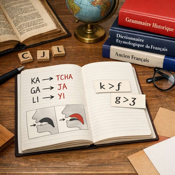 Qu’est-ce que la palatalisation dans l’histoire du français ?
