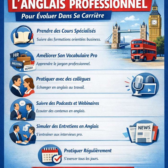 Comment apprendre l'anglais professionnel et valoriser son profil sur le CV ?