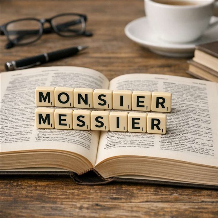Pourquoi écrit-on monsieur et prononce-t-on messieur ?