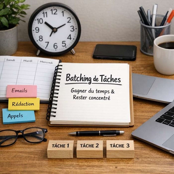 Batching de tâches : boostez votre productivité au quotidien