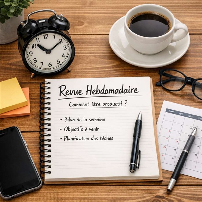 Revue hebdomadaire productive : méthode simple et efficace