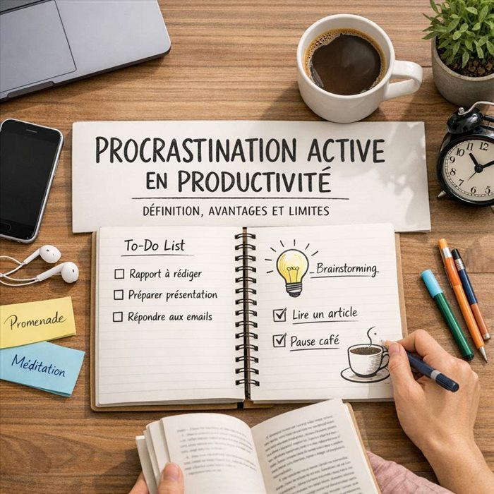Qu’est-ce que la procrastination active en productivité ? Guide complet
