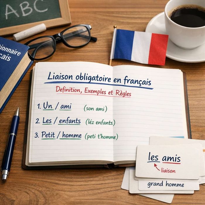 Liaison obligatoire en français : définition simple et exemples