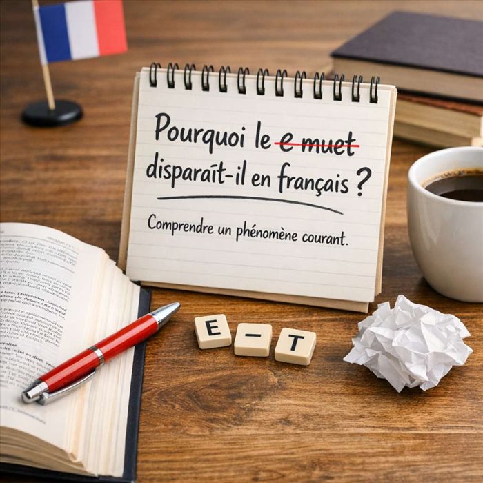Pourquoi le e muet disparaît-il en français ? | Explications